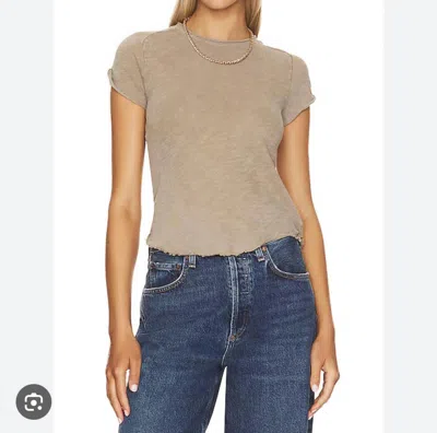 Free People Be My Baby Tee In Tropical Nut In Neutral