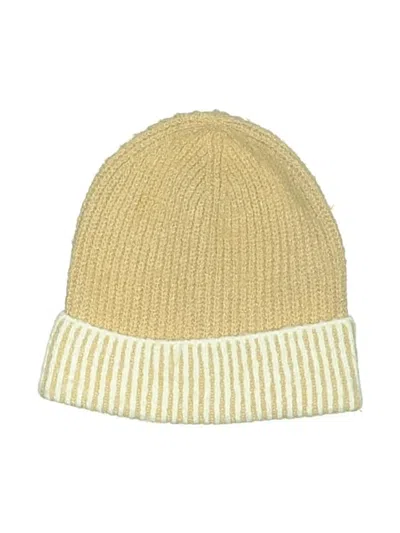 Pre-owned Free People Beanie Hat In Brown