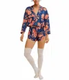 Free People Beauty Sleep Short Pajama Set In Multi