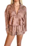 Free People Beauty Sleep Short Pajamas In Multi