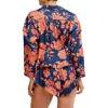 Free People Beauty Sleep Short Pajama Set In Cerulean Combo