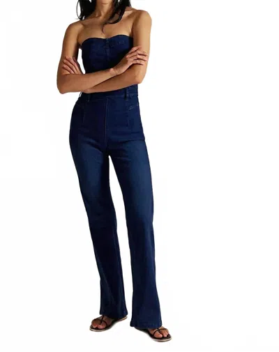 FREE PEOPLE BECKETT JUMPSUIT IN MIDNIGHT MANTRA
