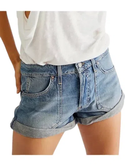 Free People Beginners Luck Slouch Short In Charm In Multi
