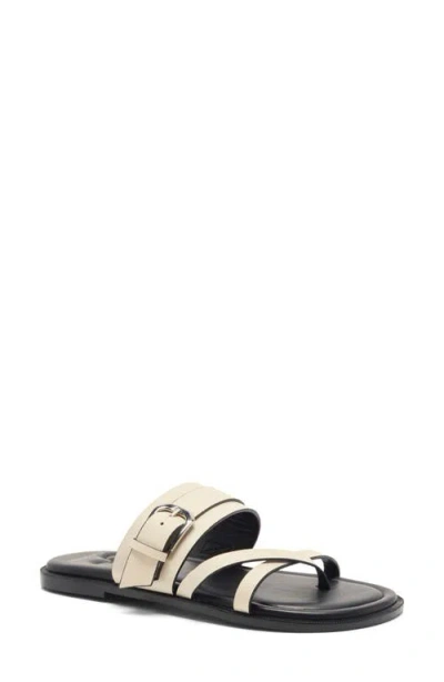 Free People Belted Cross Strap Slide Sandal In Multi