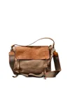 Free People Benton Medium Leather Messenger Bag In Brown