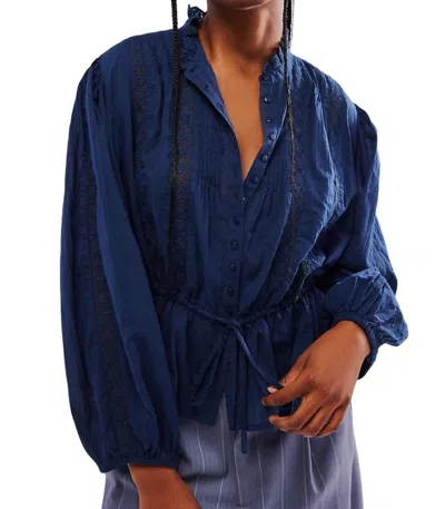 Free People Best Of Me Blouse In Big Dipper In Multi