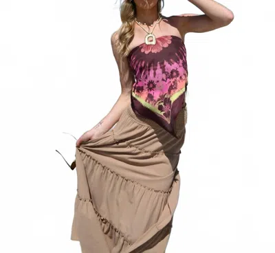 Free People Better Than That Printed Tube In Night Combo In Multi