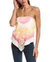 Free People Better Than That Tube Top In Ivory Combo In Multi