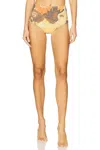 Free People X Revolve X Free-est Printed Billie High Waist Bottom In Yellow