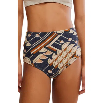 Free People Billie High Waist Bikini Bottoms In Multi