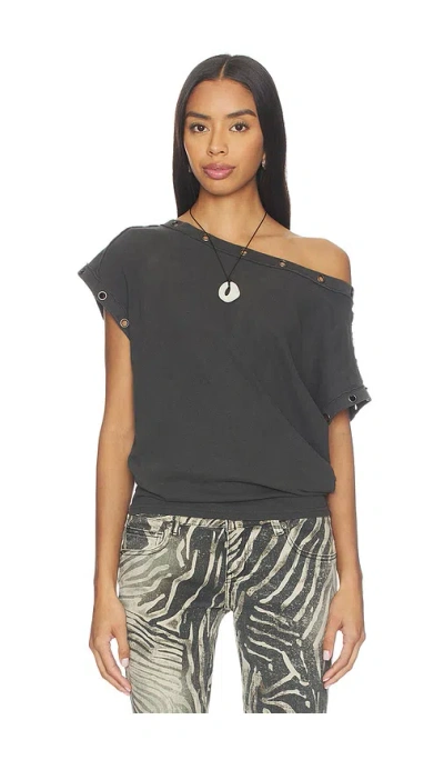 Free People Billie Tee In Gray
