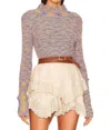 Free People Blair Pullover Sweater In Candy In Multi