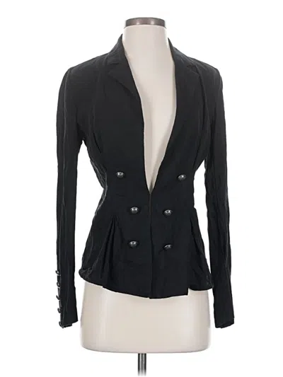 Pre-owned Free People Blazer Jacket In Black