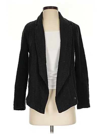 Pre-owned Free People Blazer Jacket In Black