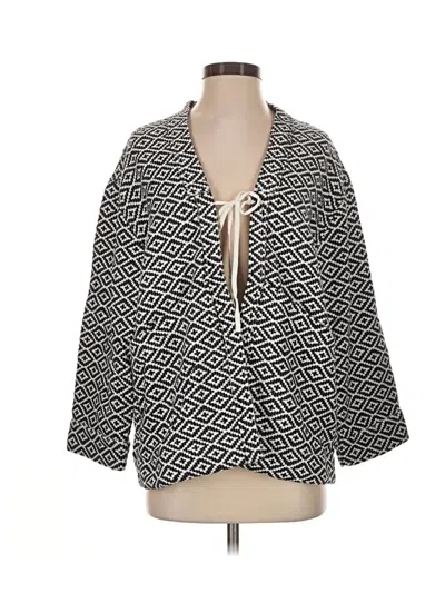 Pre-owned Free People Blazer Jacket In Black