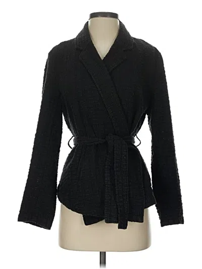 Pre-owned Free People Blazer Jacket In Black