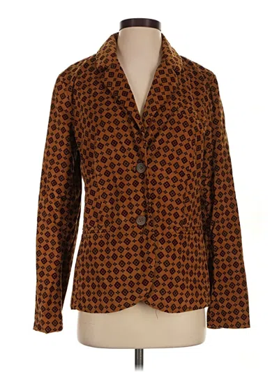 Pre-owned Free People Blazer Jacket In Brown
