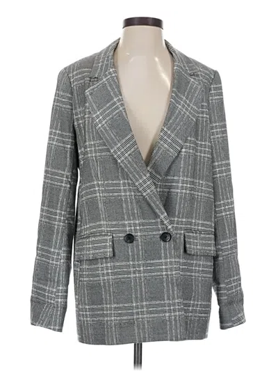 Pre-owned Free People Blazer Jacket In Gray