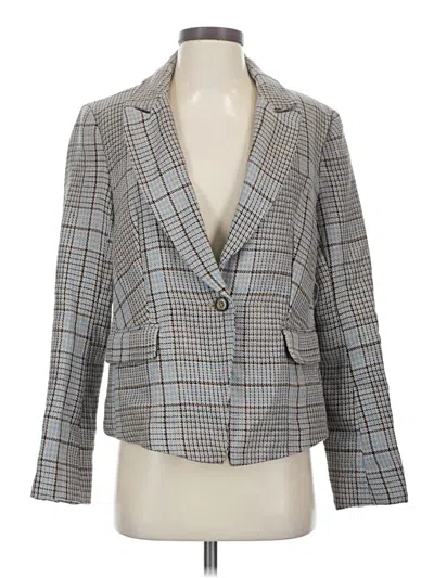 Pre-owned Free People Blazer Jacket In Gray