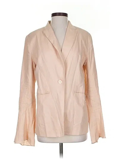Pre-owned Free People Blazer Jacket In Tan