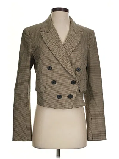 Pre-owned Free People Blazer Jacket In Tan