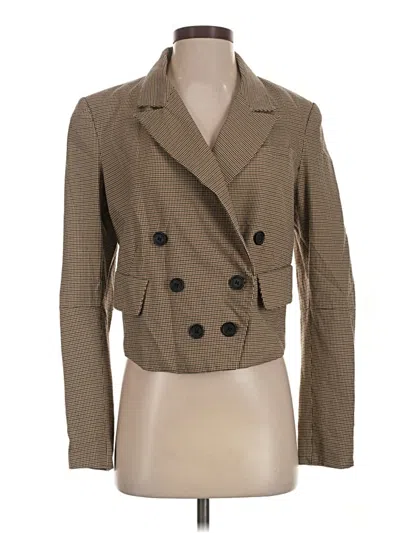 Pre-owned Free People Blazer Jacket In Tan