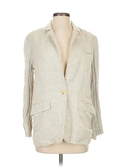 Pre-owned Free People Blazer Jacket In White