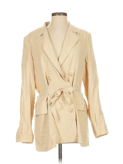Pre-owned Free People Blazer Jacket In White