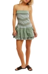 Free People Bliss Stretch Cotton Minidress