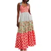 Free People Bluebell Maxi Dress In Cherry Combo