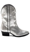 Free People Borderline Western Boot In Gunmetal