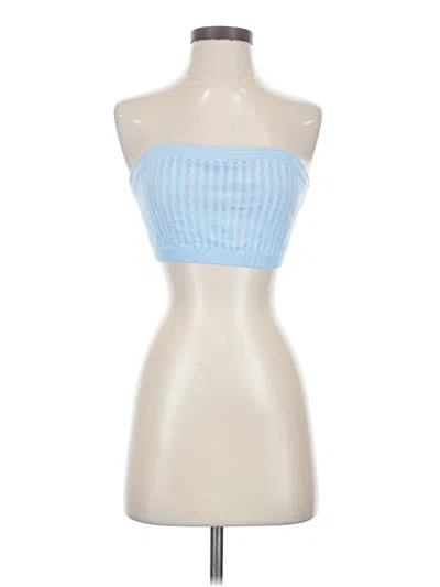Pre-owned Free People Bodysuit In Blue