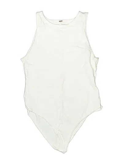 Pre-owned Free People Bodysuit In Ivory