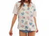 Free People The Nina Boheme Printed Tee In Ivory Combo In Neutral