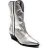 Free People Borderline Western Boot In Gunmetal