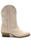 Free People Borderline Western Boot In Plaster