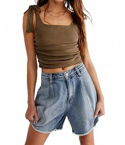 Free People Boulevard Tank In Oregano In Brown