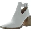 Free People Brady Womens Shoe Boot Ankle Strap Ankle Boots In White