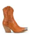 Free People Brayden Western Boots In Tan In Multi