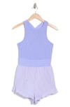 Free People Breatheless Romper In Twilight Violet