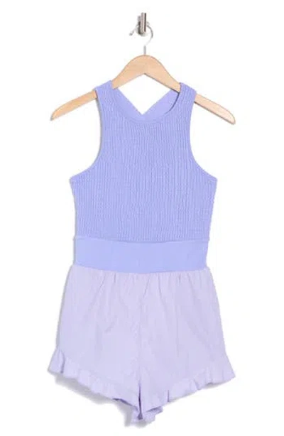 Free People Breatheless Romper In Twilight Violet