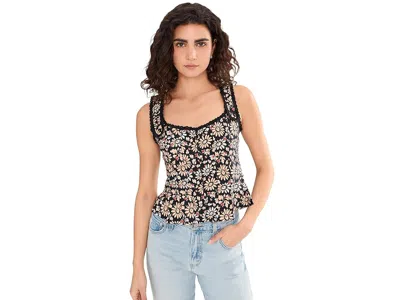 Free People Bridgette Corset Top In Black