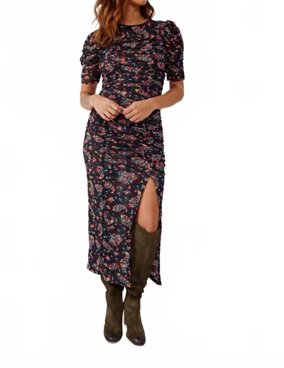 Free People Briella Midi Dress In Twilight Combo In Multi