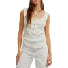 Free People Bryson Cotton Rib Henley Tank