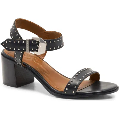 Free People Buckle Up Ankle Strap Sandal In Black
