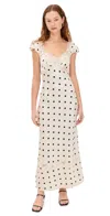 Free People Butterfly Babe Midi Dress Tea Combo In Tea Combo