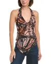 Free People Butterfly Effect Halter Top In Multi