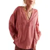 Free People By The Shore Oversize Top
