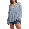 Free People By The Shore Oversize Top