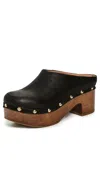 Free People Calli Clogs Black In Black